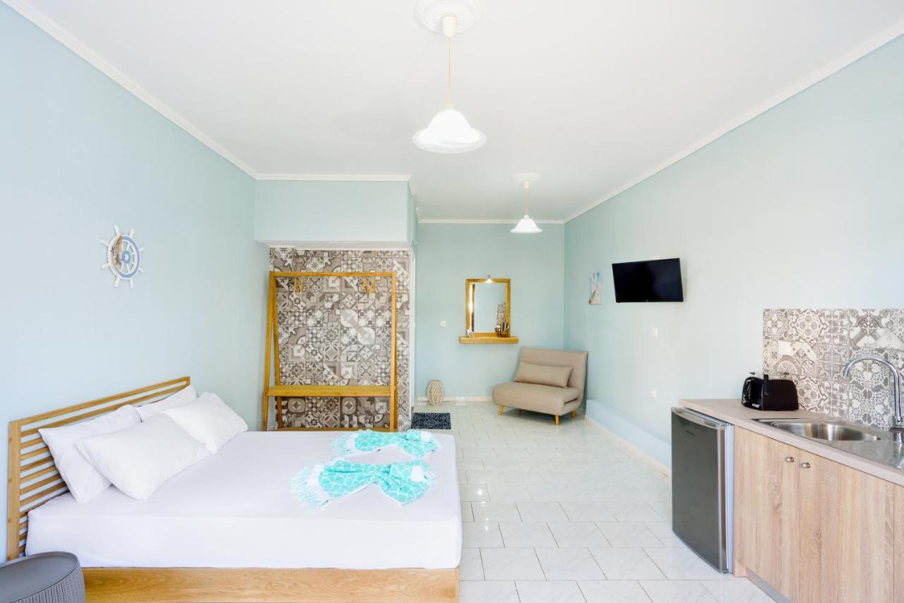 Katerina Apartments Kato Daratso Bagian luar foto
