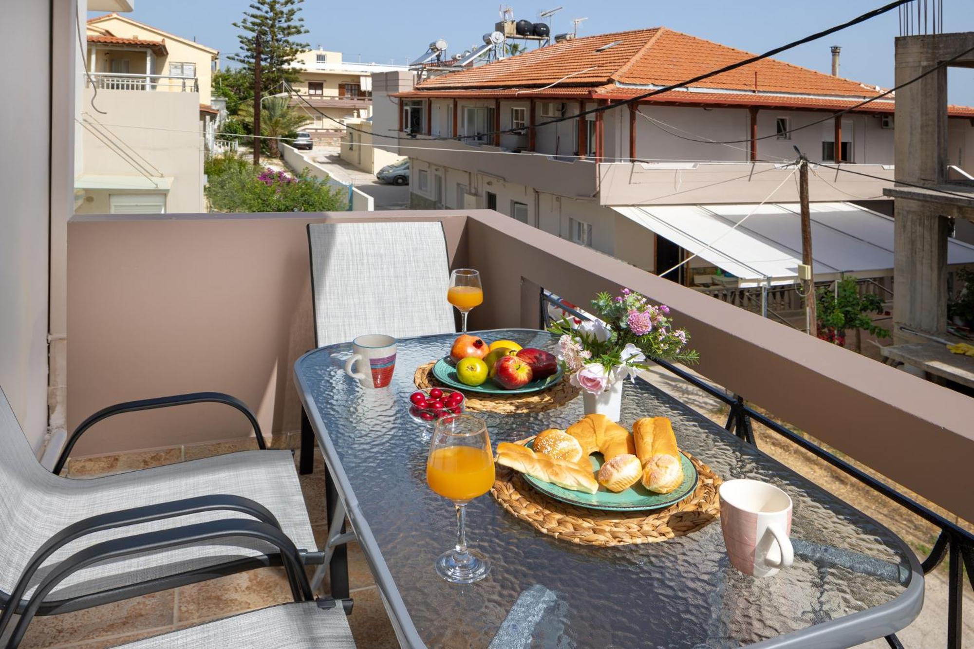 Katerina Apartments Kato Daratso Bagian luar foto