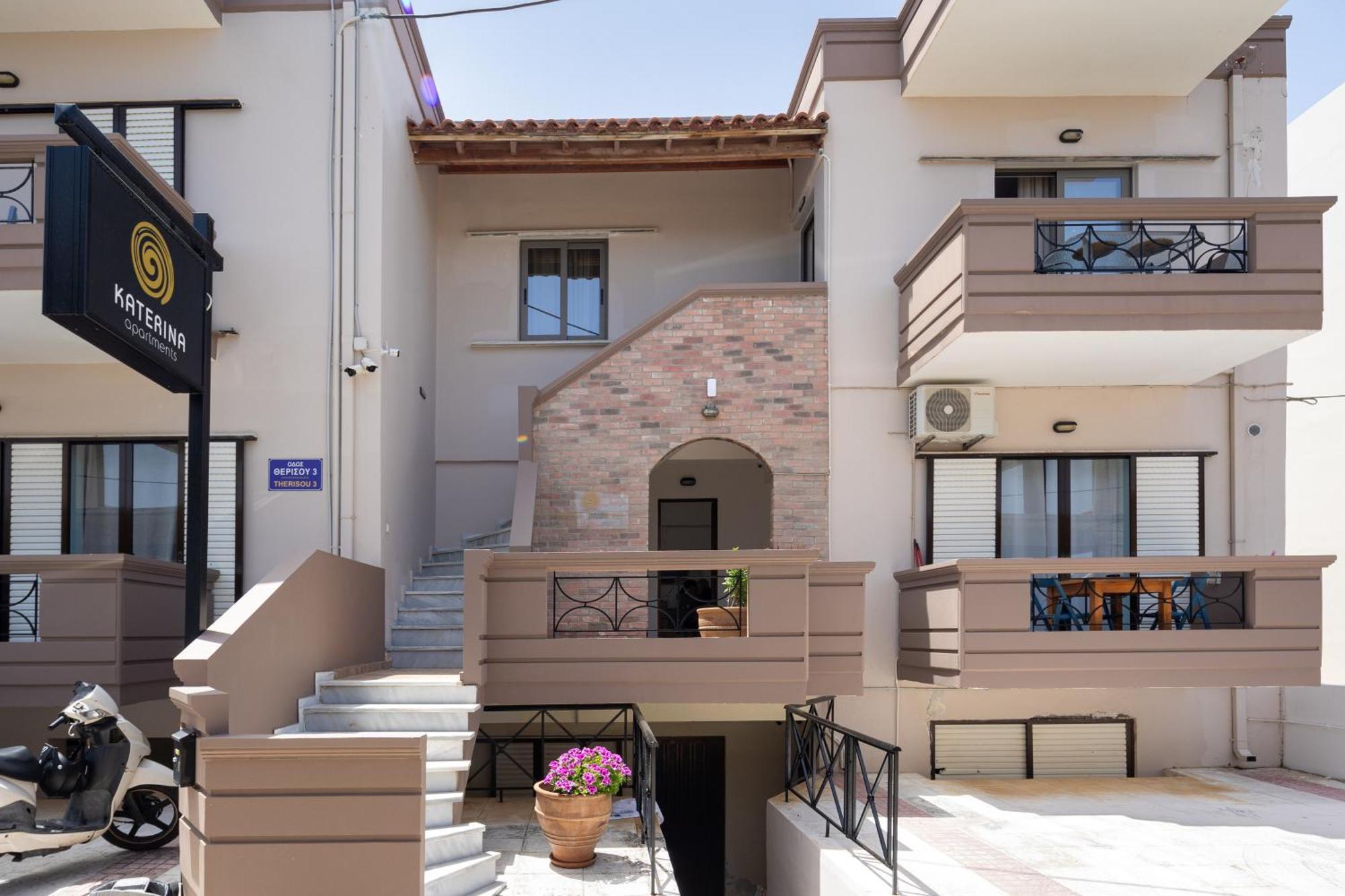 Katerina Apartments Kato Daratso Bagian luar foto
